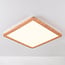 Modern ceiling lamp Celeste, wood look, 3-step dimmable