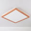 Modern ceiling lamp Celeste, wood look, 3-step dimmable