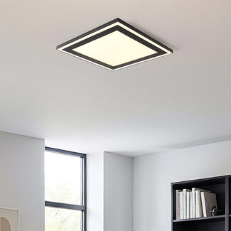 Square ceiling lamp, 3-step dimmable - Noella