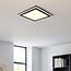 Square ceiling lamp Noella with two lights, 3-step dimmable