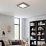 Square ceiling lamp Noella with two lights, 3-step dimmable