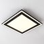 Square ceiling lamp Noella with two lights, 3-step dimmable