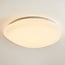 Dimmable ceiling lamp Nika with RGB function in white