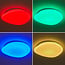 Dimmable ceiling lamp Nika with RGB function in white