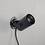 Adjustable outdoor wall light - black