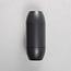 2-light oval outdoor wall light - black