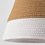 pendant light Hikari with cotton shade - neutral brown