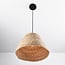 pendant light Sapporo in water hyacinth - neutral colour