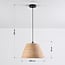 pendant light Sapporo in water hyacinth - neutral colour