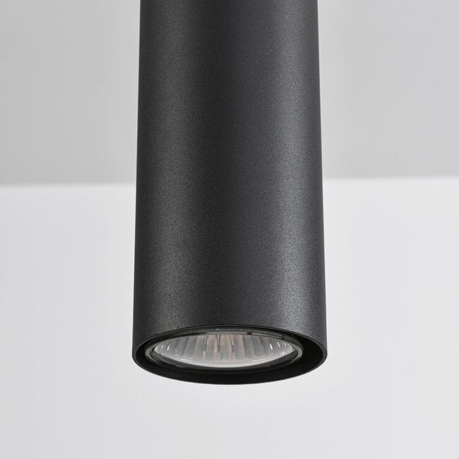 Track Tube pendant light 1-Phase Len, Black