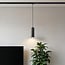 Track Tube pendant light 1-Phase Len, Black
