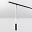 Track Tube pendant light 1-Phase Len, Black
