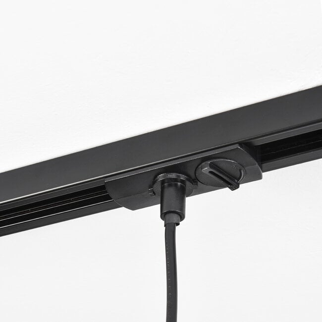 Track Tube pendant light 1-Phase Len, Black