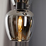 11-light pendant lamp in black with smoked glass grey glass - Hanford