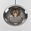 Single-phase rail pendant lamp with smoked glass and Mirror effect - Nill