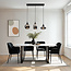 3-light pendant lamp with smoked glass - Lovi