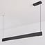 pendant light Abby - black with integrated LED and adjustable wattage