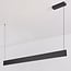 pendant light Abby - black with integrated LED and adjustable wattage