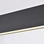 pendant light Abby - black with integrated LED and adjustable wattage