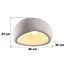 Wabi Sabi ceiling light Stone Craft with stone effect 48 x 38 cm - white