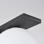Outdoor wall light Luna anthracite with opal-white shade