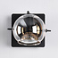 Rotatable recessed wall spotlight with Amber glass - Jace
