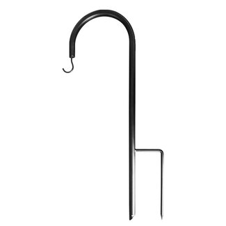 Metal garden posts with hook, 62.5 cm, set of 5