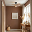 Ceiling light Satu with braided raffia paper Ø38 cm