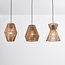 Bohemian pendant lamp made of braided rope - Intan
