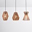 Intan 3-light pendant light - rope