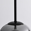 Topel bell-shaped pendant lamp - smoked glass