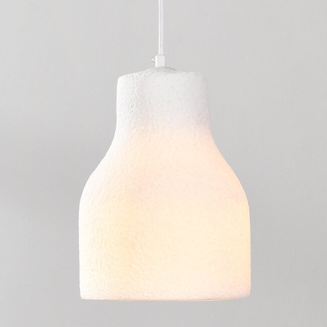 pendant light Haru - white stone effect