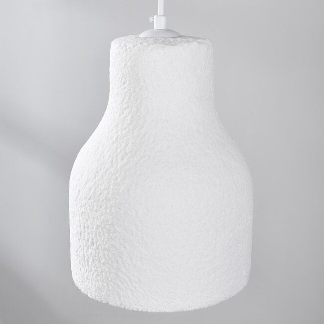 pendant light Haru - white stone effect