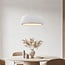 pendant light Kaoru - white stone effect