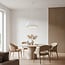 pendant light Kaoru - white stone effect