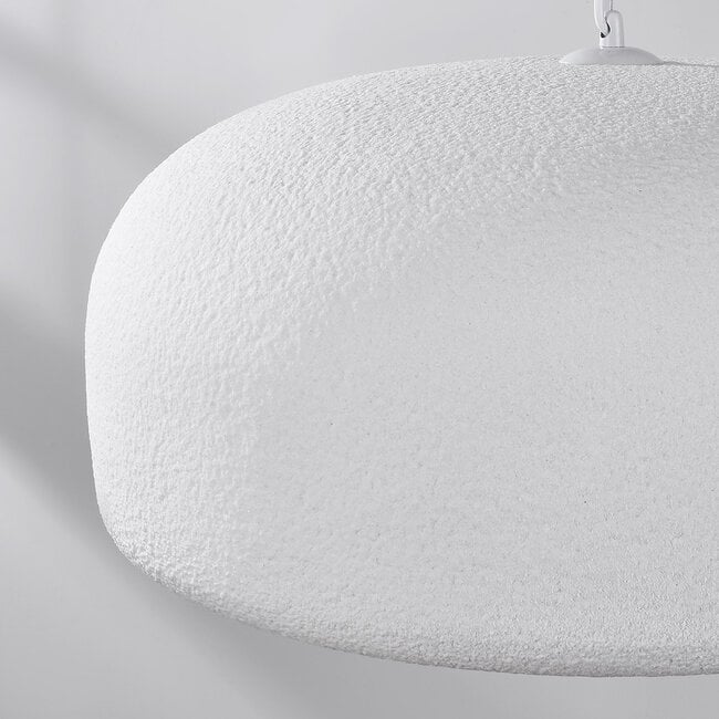 pendant light Kaoru - white stone effect