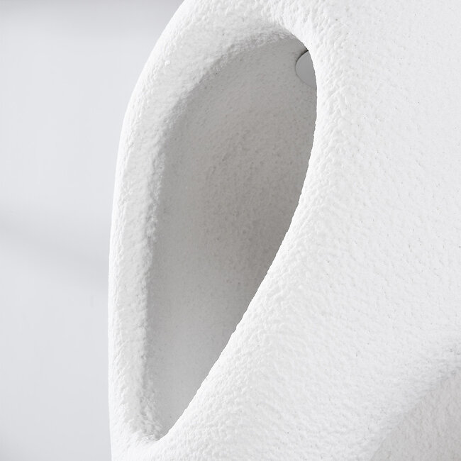 Modern Wabi-Sabi Mori pendant lamp with White stone effect - 42 x 58 cm