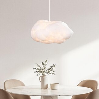 White cloud-shaped pendant lamp Kumo 60 cm – cloud lamp