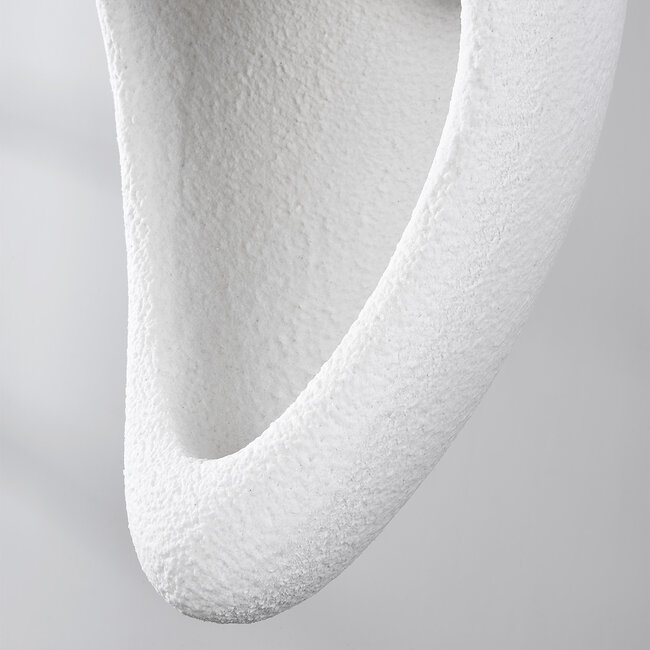 Wabi-Sabi Hana pendant lamp with White stone effect - Ø28 x 50 cm