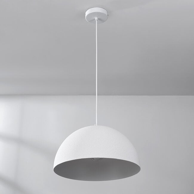 pendant light Sabi - white stone effect