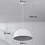 pendant light Sabi - white stone effect