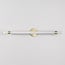 Sliding bathroom mirror light Optix in gold