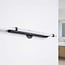 Sliding bathroom mirror light Optix in black