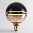 E27 LED dimmable filament bulb, smoked amber, 13 cm 4W
