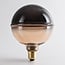E27 LED dimmable filament bulb, smoked amber, 13 cm 4W