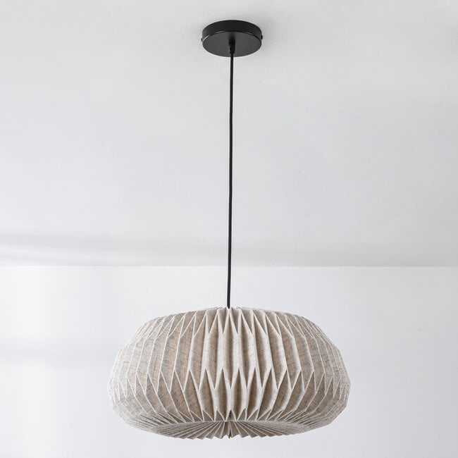 pendant light Linte - beige linen