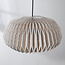 Minimalist linen pendant lamp, beige - Linte