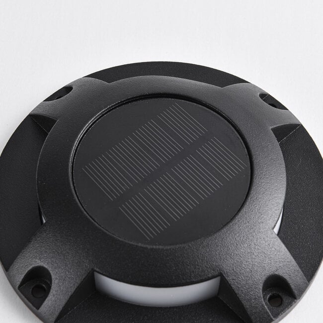 Solar surface-mounted outdoor spotlight Solarion 3000K (warm white) - black