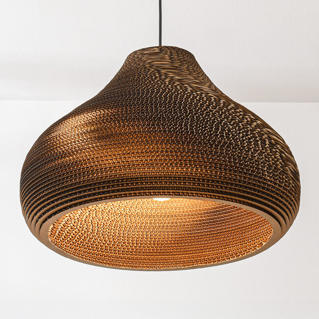 Cardboard pendant lamp Ø50 cm - Veela