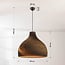 pendant light Soluna - paper fibre